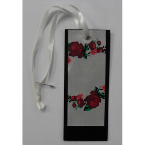 Ribbon and paper hangtag