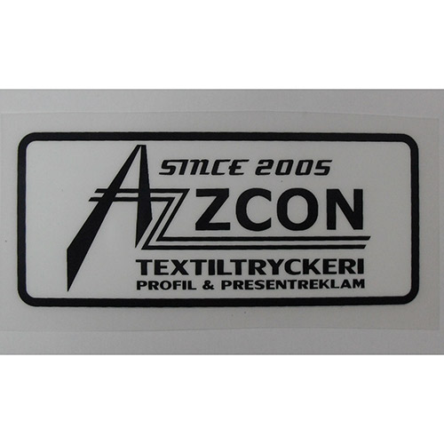 Heat transfer printed label