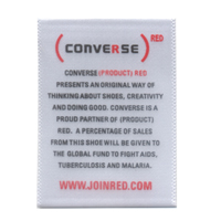 Printed wash label
