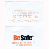 Printed care label